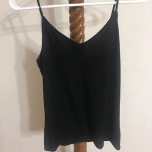 Basic black tank top